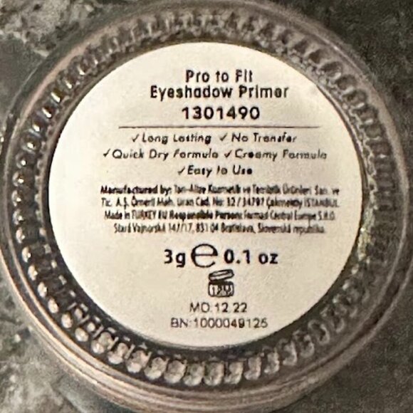 Farmasi Eye Shadow Primer Or Concealer for Trouble Spots Full Coverage NWOT new - Picture 3 of 5